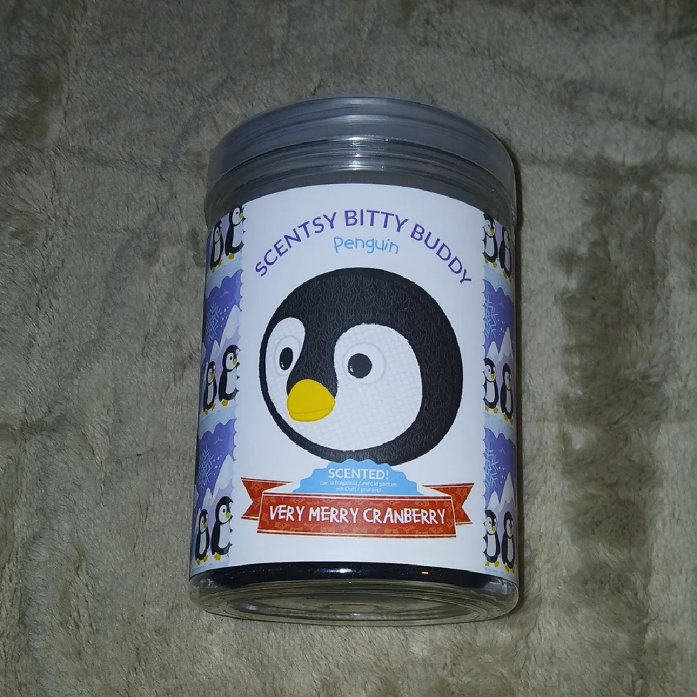 Penguin Plush Toy for Small Pets - Black and White